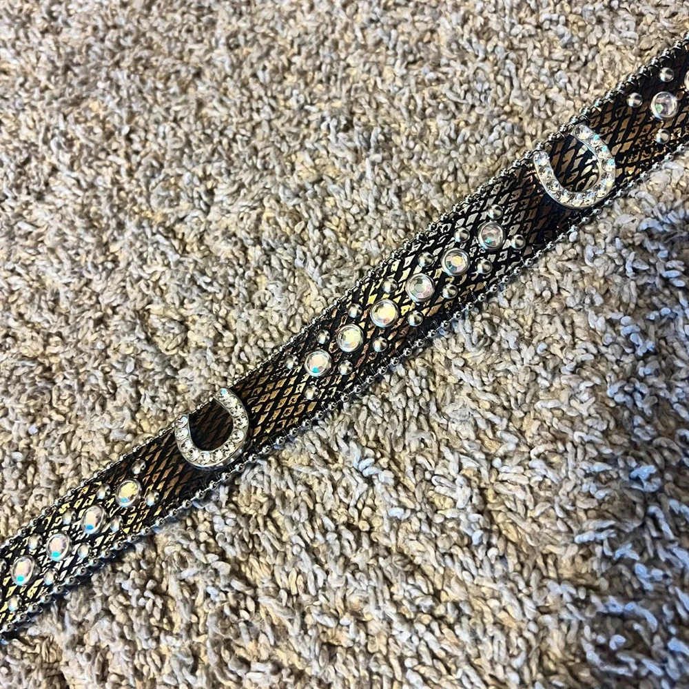 Rhinestone Embellished Belt